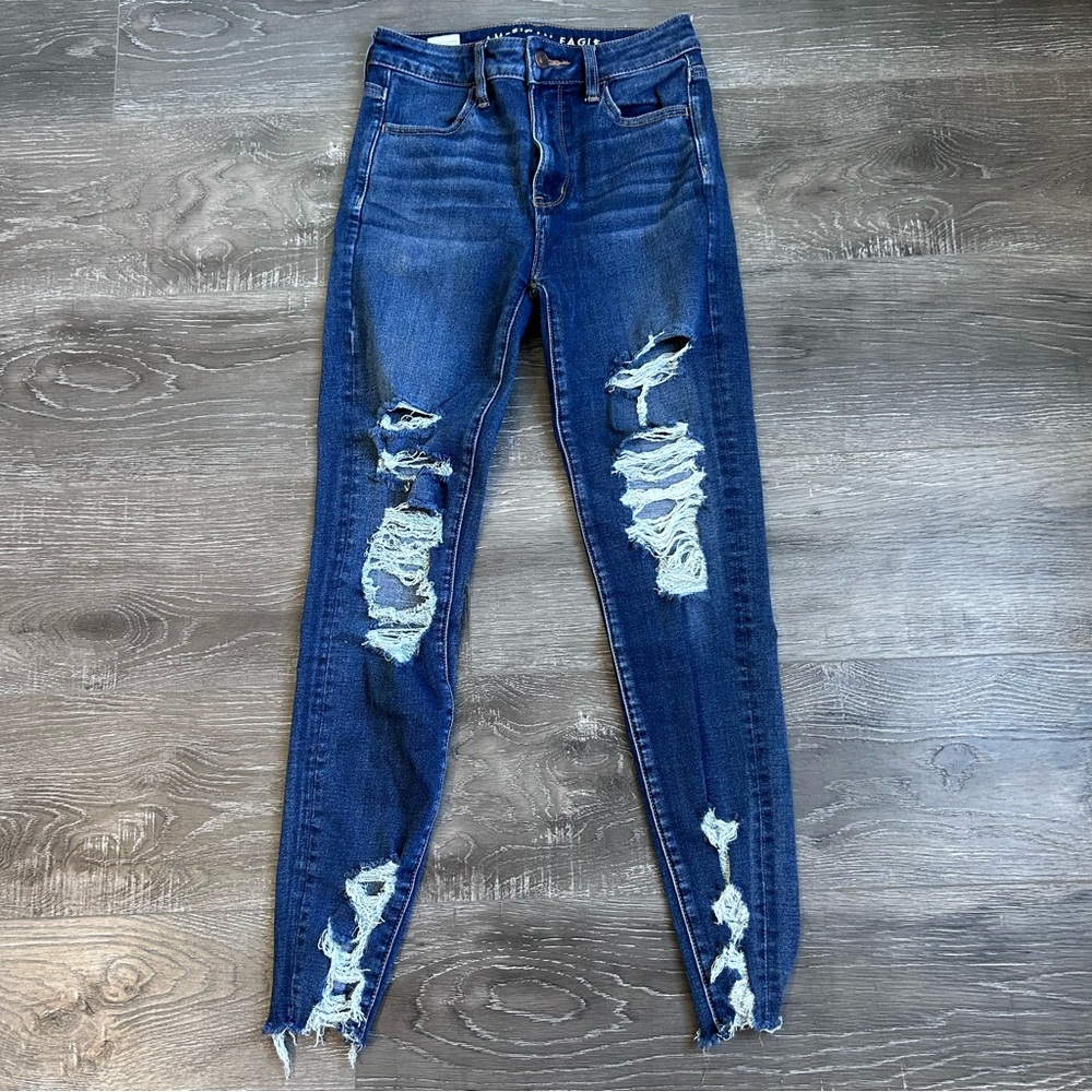 American Eagle Outfitters Women’s Super Hi-Rise Jegging Size 0 Short